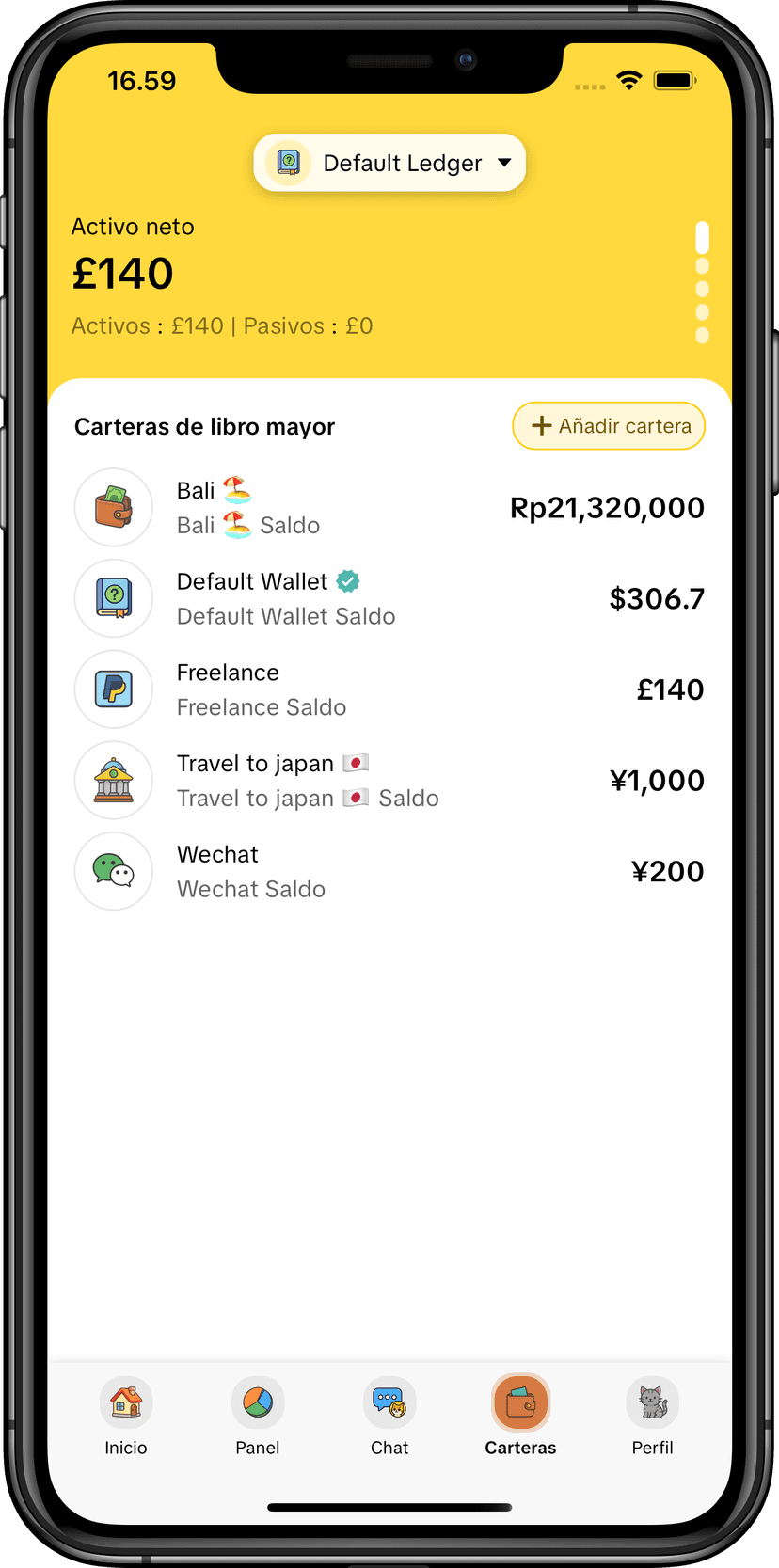 Gestión de billeteras múltiples de MoneyKu